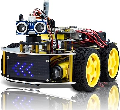 Robot de voiture intelligent keyestudio kit démarrage programmable 4wd pour arduino. DIAYTAR COTE D'IVOIRE est une boutique en ligne généraliste qui propose plus de 300000 références de produits, faisant d'elle la boutique leader en Côte d'Ivoire. Elle offre une grande variété de produits pour répondre aux besoins de ses clients. Les clients peuvent trouver tout ce qu'ils cherchent sur DIAYTAR COTE D'IVOIRE.