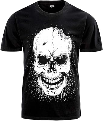 T-shirt d'halloween à col rond 100 % coton funny world qui brille dans le noir pour hommes. DIAYTAR COTE D'IVOIRE est une boutique en ligne généraliste proposant plus de 300 000 références de produits. Elle est leader en Côte d'Ivoire et offre une large gamme de produits pour répondre aux besoins de ses clients. Avec sa sélection énorme, DIAYTAR COTE D'IVOIRE est la destination idéale pour faire des achats en ligne.