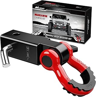 Récepteur à manille de 2" résistance la rupture de 20 000 lb câble