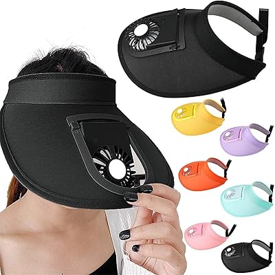 Chapeau pare-soleil 2 en 1 avec ventilateur intégré, chapeau de ventilateur de refroidissement