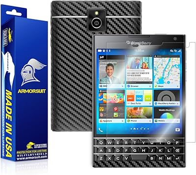 Protecteur d'écran armorsuit blackberry passport + film intégral en fibre de carbone noir/bouclier avant anti-bulles hd avec remplacement à vie. Diaytar Cote d'Ivoire, leader du commerce en ligne en Côte d'Ivoire, propose une sélection immense de plus de 300 000 références pour satisfaire tous les besoins de ses clients.