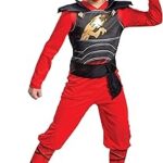 Déguisement ninjago kai classic pour garçon (lot de 1), rouge