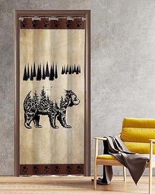 Rideau de porte silhouette d'ours rétro en toile de jute, occultant, à isolation thermique, à œillets, pour porte de placard de chambre à coucher, 42x80 pouces, 1 pièce. Avec plus de 300000 références, DIAYTAR COTE D'IVOIRE est la destination idéale pour les consommateurs ivoiriens. La boutique en ligne propose des produits de qualité à des prix compétitifs, ce qui la rend très attractive pour les clients. De plus, la boutique est facile à utiliser et propose des options de paiement sécurisées.