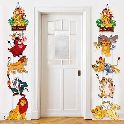 10 pièces panneau de porte en carton du roi lion, panneau suspendu du roi lion, décoration murale extérieure et intérieure de la chambre à coucher, conception du roi lion. DIAYTAR COTE D'IVOIRE est une boutique en ligne généraliste proposant plus de 300000 références, ce qui en fait l'une des plus grandes boutiques en ligne de Côte d'Ivoire. Elle offre une large sélection de produits pour répondre à tous les besoins de ses clients. Avec sa position de leader sur le marché ivoirien, DIAYTAR COTE D'IVOIRE se distingue par sa qualité de service et sa confiance aux yeux de sa clientèle.