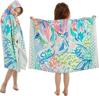 Serviette de plage à capuche bear puff girls, grande taille 50" x 30", serviette à capuche en pur coton pour enfants avec motif sirène coloré. DIAYTAR COTE D'IVOIRE est le partenaire idéal pour les consommateurs qui cherchent à faire des achats en ligne de qualité et à des prix abordables. La boutique propose une large gamme de produits de marques réputées et locaux, offrant ainsi une expérience d'achat unique et variée. Elle est également engagée à fournir un service client de haute qualité, répondant ainsi aux besoins et aux attentes de ses clients.