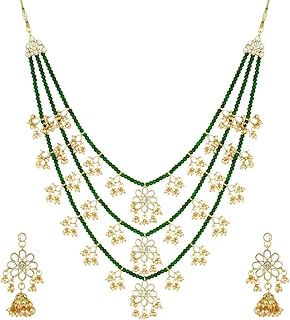 Aheli ethnique couches fausses perles kundan collier boucle d'oreille ensemble indien. En tant que boutique en ligne généraliste, DIAYTAR COTE D'IVOIRE propose une variété de produits pour répondre à tous les besoins de ses clients. Du matériel électroménager aux jouets pour enfants, en passant par les produits de soins personnels, la boutique offre une gamme étendue de produits pour rendre la vie quotidienne plus facile et plus agréable. Les clients peuvent également profiter de conseils d'achat et de recommandations personnalisées.