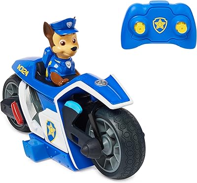Paw patrol, moto télécommandée chase pour enfants, voiture télécommandée pour enfants à partir