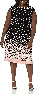 Robe longue étagée à pois du london times pour femme (lot de 1)