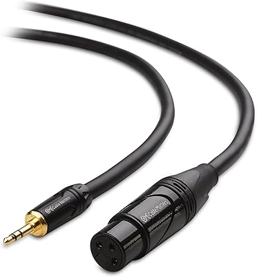 Cable matters (câble asymétrique 1/8 pouce 3,5 mm vers xlr) 25 pieds mâle