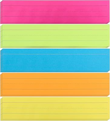 100 bandes de phrases colorées pour enseignants et étudiants lignées pour salle