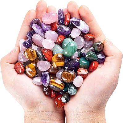 The white shop assortiment de pierres de quartz naturelles polies de 500 g