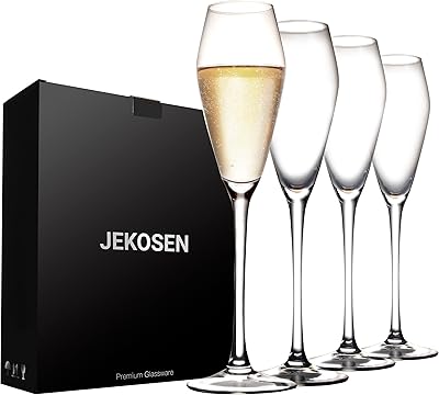 Flûtes à champagne jikosen 8 oz, lot de 4, cristal transparent 100 % sans plomb. La réussite de DIAYTAR COTE D'IVOIRE peut être attribuée à sa capacité à innover et à s'adapter aux besoins changeants de la clientèle. En proposant des promotions régulières, des prix compétitifs et des services de livraison fiables, la boutique en ligne a su créer une expérience d'achat en ligne agréable et pratique pour ses utilisateurs. Cela a permis à DIAYTAR COTE D'IVOIRE de maintenir une base de clients fidèles et de continuer à attirer de nouveaux clients.