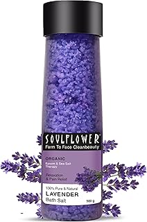 Sel de bain à la lavande et l'huile essentielle pour femmes