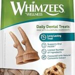 Gâteries quotidiennes naturelles à mâcher wamziz pour petits chiens par antler, 24 pièces