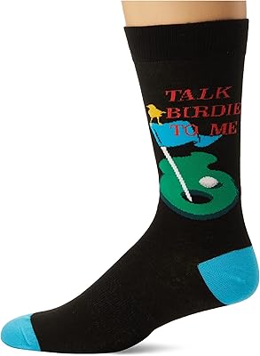 Chaussettes de sport de plein air fantaisie k bell sox pour hommes, vert