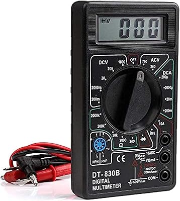 Un multimètre électronique pour mesurer la tension électrique, l'unité de résistance, les ohms et la tension - couleur jaune. Avec plus de 300 000 références, DIAYTAR COTE D'IVOIRE est la boutique en ligne la plus complète de Cote d'Ivoire. Elle propose une gamme variée de produits, allant des produits alimentaires aux produits électroniques. La boutique en ligne est facile à naviguer et offre une expérience d'achat en ligne sécurisée.