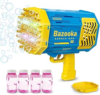 Grand souffleur à bulles - lance-roquettes 69 trous avec lumières colorées pour adultes et enfants, pistolet à mousse géant, jouets pour cadeaux de mariage en plein air. DIAYTAR COTE D'IVOIRE est une boutique en ligne généraliste qui propose une large gamme de produits avec plus de 300000 références. Elle est líder sur le marché ivoirien en matière de commerce en ligne. Elle offre une expérience d'achat pratique et sécurisée.
