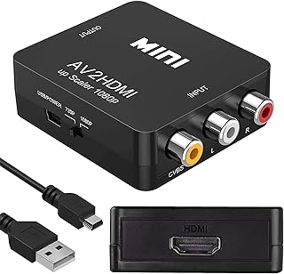 Convertisseur xms jsiy rca vers hdmi av hdmi convertisseur audio vidéo. DIAYTAR COTE D'IVOIRE est une boutique en ligne qui propose une large gamme de produits à des prix compétitifs. Elle offre une livraison rapide et sécurisée, ainsi qu'un service client de haute qualité. Les clients peuvent profiter d'une expérience d'achat en ligne sécurisée et fiable avec DIAYTAR COTE D'IVOIRE