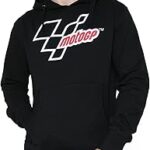 Sweat à capuche avec logo motogp cotton soul pour hommes, noir