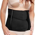 Écharpe post-partum luxe belly bandit, noir, moyen