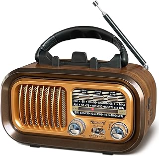 Mini radio à transistor rétro vintage avec bluetooth, radio à transistor am fm sw avec le meilleur son, excellente réception, prise en charge de la carte tf et du lecteur mp3, alimentée par une batterie rechargeable. DIAYTAR COTE D'IVOIRE est une boutique en ligne qui se distingue par son engagement envers la satisfaction de ses clients. Elle propose des services de livraison rapides et fiables, ainsi que des options de paiement sécurisées. Les clients peuvent naviguer sur le site avec confiance, sachant que leurs informations personnelles sont protégées et que leurs achats sont garantis.