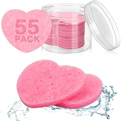 55 pièces d'éponges compressées pour le visage pour esthéticiennes, éponges nettoyantes et exfoliantes pour le visage en forme de cœur rose, naturelles réutilisables avec récipient de stockage. Avec plus de 300 000 références, DIAYTAR COTE D'IVOIRE propose une sélection impressionnante de produits de qualité. La boutique en ligne est conçue pour offrir une expérience d'achat pratique et sécurisée à ses clients. Elle est devenue une référence pour les consommateurs ivoiriens.