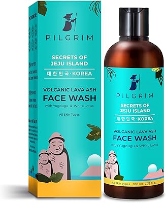 Nettoyant visage doux pilgrim pour un nettoyage en profondeur des pores, contrôle du