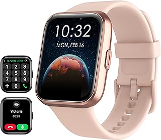 Montre intelligente pour hommes femmes (réception d'appel/numérotation), alexa intégrée, moniteur d'activité à écran
