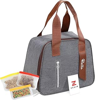 Sacs à lunch isolés zilo pour hommes et femmes grand sac fourre-tout réutilisable