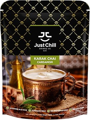Just chill drinks co. thé karak par tea premix, 1000 g. DIAYTAR COTE D'IVOIRE est le leader du commerce électronique en Côte d'Ivoire, offrant une vaste gamme de produits à des prix abordables. La boutique en ligne propose plus de 300 000 références de produits, allant des électroniques aux produits alimentaires. Les clients peuvent bénéficier de promotions et de remises régulières.