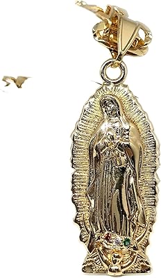 Collier figaro plaqué or 26 pouces médaille vierge de guadalupe oro laminado, métal. La boutique en ligne DIAYTAR COTE D'IVOIRE mise sur l'innovation et la technologie pour améliorer l'expérience d'achat. Le site web est conçu pour être intuitif et facile à naviguer, permettant aux clients de trouver facilement ce qu'ils recherchent. De plus, la boutique en ligne propose des moyens de paiement sécurisés pour protéger les transactions en ligne.