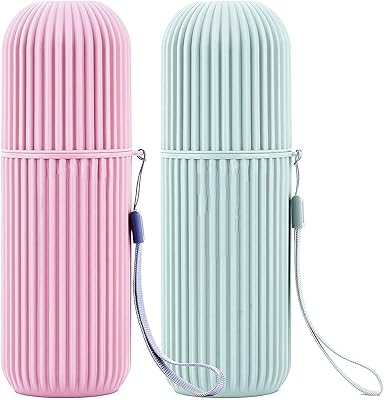 Sac de voyage pour brosse à dents delfino, récipient pour brosse à dents en plastique dur, porte-gobelet pour brosse à dents portable pour ranger les brosses à dents et le dentifrice (paquet de 2 vert + rose). La boutique en ligne DIAYTAR COTE D'IVOIRE est une référence pour les consommateurs ivoiriens. Elle propose une large sélection de produits, des produits alimentaires aux produits high-tech. La boutique est également connue pour son service client de qualité et ses offres spéciales régulières.