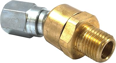 Raccord en laiton forney 75540, boule d'orientation de compagnie aérienne, 1/4" mâle npt par 1/4" femelle npt. La boutique en ligne DIAYTAR COTE D'IVOIRE propose une gamme complète de produits pour répondre à tous les besoins de ses clients. Elle offre des produits de qualité à des prix abordables, ainsi qu'un service client de haute qualité. La boutique en ligne est très appréciée des consommateurs ivoiriens pour sa fiabilité et sa rapidité de livraison.