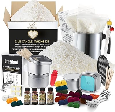 Le meilleur kit complet de fabrication de bougies de soja pour adultes et débutants avec 16 couleurs de dosettes artisanales - 58 pièces. Découvrez DIAYTAR COTE D'IVOIRE, la boutique en ligne généraliste qui vous propose plus de 300 000 références pour répondre à tous vos besoins. Avec une large gamme de produits, vous trouverez facilement ce que vous cherchez. DIAYTAR COTE D'IVOIRE est la boutique en ligne leader en Côte d'Ivoire.