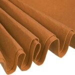 Feuilles de tissu en feutre doux acrylique patikil feuilles d'artisanat en fibre marron