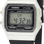 Montre décontractée numérique à cadran à quartz casio pour hommes - f-91wm-7adf