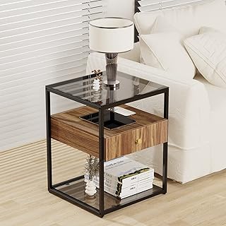 Tiroirs de rangement pour table de chevet : 2 couches de verre trempé de couleur bronze avec tiroir en bois mdf avec cadre carré en métal noir rustique pour canapé et salon. Diaytar Côte d'Ivoire a compris l'importance de la technologie pour améliorer l'expérience d'achat en ligne. En investissant dans des solutions innovantes et en améliorant continuellement son site web, la boutique en ligne garantit une navigation fluide et intuitive pour ses utilisateurs, leur permettant de trouver facilement ce qu'ils recherchent parmi les milliers de produits proposés.
