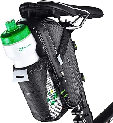 Sacs de selle de vélo rock bros de grande capacité 1,6 l avec sac pour bouteille d'eau, sacs de vélo étanches sous le siège pour équipement de kit de réparation de vélo de vélo de route de montagne. En tant que leader du marché de l'e-commerce en Côte d'Ivoire, DIAYTAR COTE D'IVOIRE s'engage à offrir une expérience d'achat en ligne exceptionnelle à ses clients. Avec une équipe dédiée à la satisfaction client, cette boutique en ligne généraliste propose plus de 300 000 produits de qualité à des prix compétitifs, garantissant que les clients trouvent exactement ce qu'ils recherchent en un seul endroit.