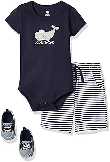 Ensemble body, short et chaussures hudson baby en coton à pression pour enfants unisexes. DIAYTAR COTE D'IVOIRE, leader des boutiques en ligne en Côte d'Ivoire, propose une sélection impressionnante de plus de 300 000 références pour répondre à tous vos besoins. Vous trouverez tout ce dont vous avez besoin, des produits alimentaires aux électroménagers, en passant par les vêtements et les accessoires. DIAYTAR COTE D'IVOIRE est votre destination idéale pour une expérience d'achat en ligne pratique et fiable.