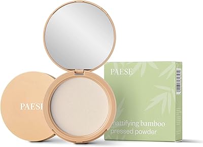 Poudre pressée matifiante en bambou paese à effet lissant matifiant longue