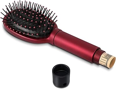 Brosse à cheveux sécurisée pour cacher de l'argent, des petites clés et des bijoux en toute sécurité avec une couverture secrète amovible pour le voyage ou la maison. Avec plus de 300000 références de produits, DIAYTAR COTE D'IVOIRE est la boutique en ligne la plus complète en Côte d'Ivoire. Les clients peuvent trouver tout ce dont ils ont besoin sur cette plateforme, de la mode à l'électronique, en passant par les produits pour la maison. Cette boutique en ligne propose une expérience d'achat en ligne unique et personnalisée.