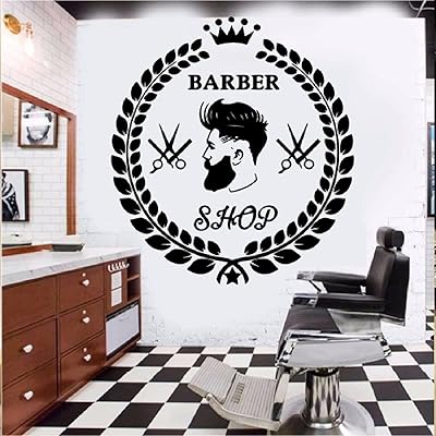 Stickers muraux de décoration en verre pour salon de coiffure, salon de beauté pour salon de coiffure - 91 x 84 cm. DIAYTAR COTE D'IVOIRE, boutique en ligne généraliste avec plus de 300000 références, est la destination idéale pour tous vos besoins en ligne. Avec une large gamme de produits, vous trouverez tout ce dont vous avez besoin. La boutique leader en Côte d'Ivoire.