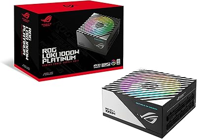 Alimentation asus rog loki sfx-l platinum 1 000 w, petit facteur de forme