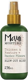 Brume capillaire épaississante et réparatrice maui moisture + fibres de bambou, brume volumisante
