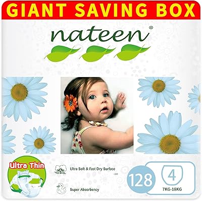 Couches pour bébé nitin premium care taille 4 (7-18 kg) 128