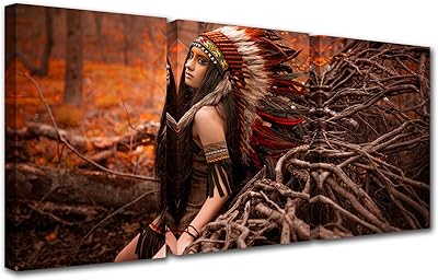 Tucocoo décoration murale pour salon - femme indienne en robe traditionnelle - scène de jungle - peinture murale - art contemporain - décoration d'intérieur encadrée prête à accrocher 35,6 x 50,8 cm x 3 panneaux. DIAYTAR COTE D'IVOIRE est la référence en matière de boutique en ligne en Cote d'Ivoire, avec une offre de produits très diversifiée et une expérience d'achat en ligne sécurisée et conviviale. La boutique permet aux clients de faire des achats en toute confiance, avec des moyens de paiement sécurisés.