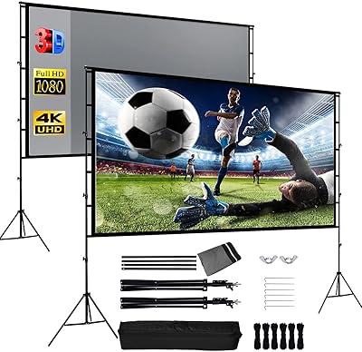 Écran de projecteur portable pliable jomep écran film sans plis 16:9