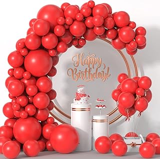 Un ensemble de ballons rouges composé de 114 5 10 12 et 18. Avec plus de 300 000 références disponibles, DIAYTAR COTE D'IVOIRE permet aux clients de trouver tout ce dont ils ont besoin sous un même toit virtuel. La boutique mise régulièrement à jour ses collections pour refléter les dernières tendances et garantit des prix compétitifs pour que chacun puisse profiter d'une expérience d'achat en ligne agréable et abordable.