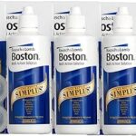 Solution polyvalente boston simplex, solution 4 x 120 ml pour lentilles de contact