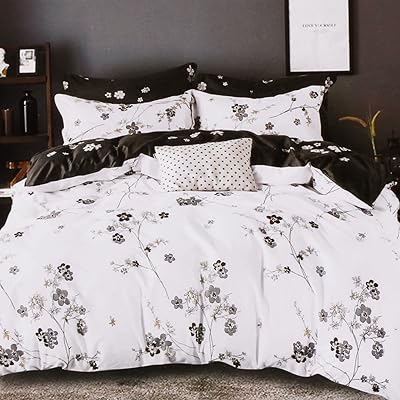 Parure de lit rizlan uae design - parure de lit queen et king size, linge de lit complet (housse de couette - drap-housse - 2 x taies d'oreiller) (blanc et noir, queen size (norme britannique)). La boutique DIAYTAR COTE D'IVOIRE se distingue par son choix immense de produits, allant des articles de puériculture aux électroménagers. Avec une telle variété, les clients peuvent comparer et acheter les produits qui leur conviennent le mieux. L'équipe de DIAYTAR COTE D'IVOIRE s'efforce de proposer les meilleures offres et promotions.